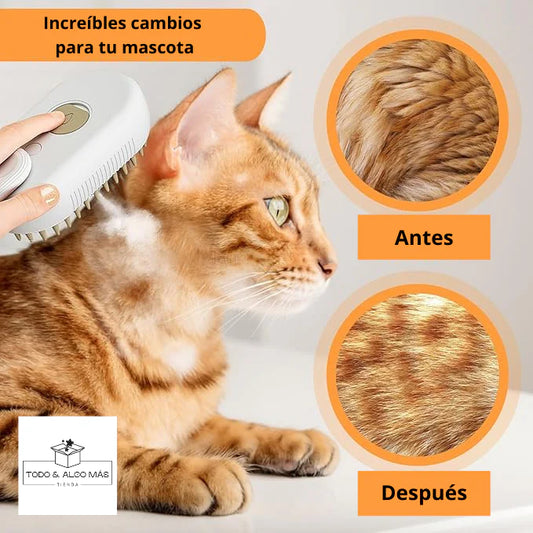 CEPILLO CON VAPOR PARA MASCOTA