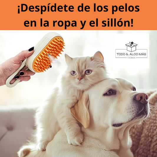 CEPILLO CON VAPOR PARA MASCOTA